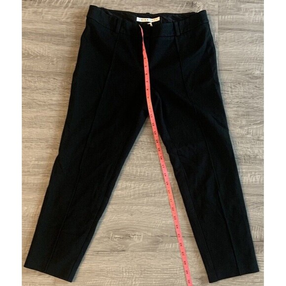 Trina Turk Fitted Black Pin tucked Trouser Dress Pants Women’s Size 2 - Picture 1 of 4